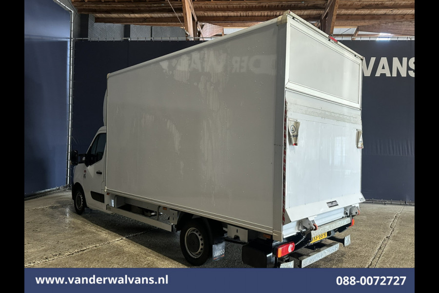 Renault Master 2.3 dCi 146pk Bakwagen 233cm Hoog Laadklep Zijdeur Euro6 Airco | LED | Cruisecontrol Lat om lat betimmering, Bijrijdersbank