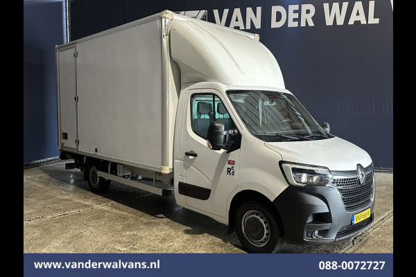 Renault Master 2.3 dCi 146pk Bakwagen 233cm Hoog Laadklep Zijdeur Euro6 Airco | LED | Cruisecontrol Lat om lat betimmering, Bijrijdersbank