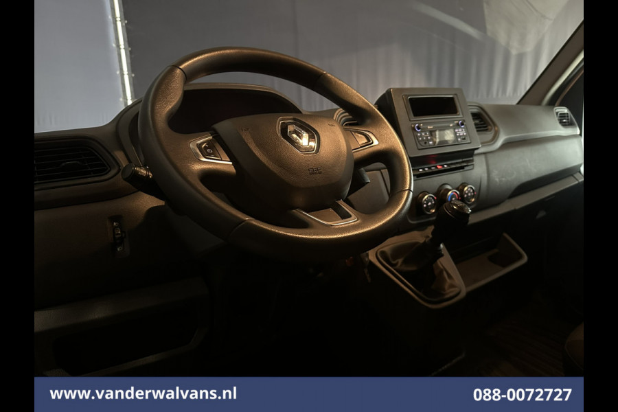 Renault Master 2.3 dCi 146pk Bakwagen 233cm Hoog Laadklep Zijdeur Euro6 Airco | LED | Cruisecontrol Lat om lat betimmering, Bijrijdersbank