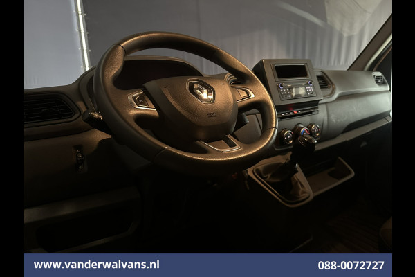 Renault Master 2.3 dCi 146pk Bakwagen 233cm Hoog Laadklep Zijdeur Euro6 Airco | LED | Cruisecontrol Lat om lat betimmering, Bijrijdersbank