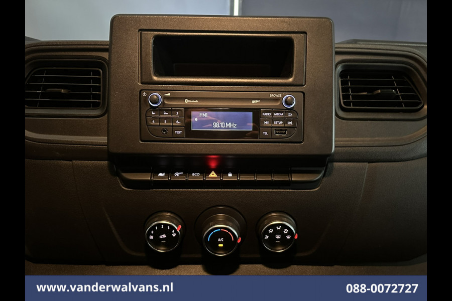 Renault Master 2.3 dCi 146pk Bakwagen 233cm Hoog Laadklep Zijdeur Euro6 Airco | LED | Cruisecontrol Lat om lat betimmering, Bijrijdersbank