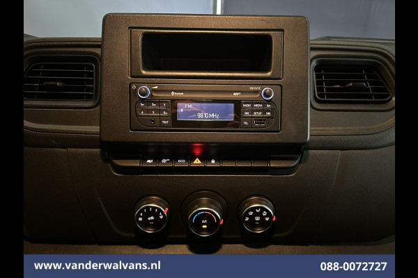 Renault Master 2.3 dCi 146pk Bakwagen 233cm Hoog Laadklep Zijdeur Euro6 Airco | LED | Cruisecontrol Lat om lat betimmering, Bijrijdersbank