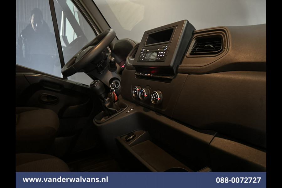 Renault Master 2.3 dCi 146pk Bakwagen 233cm Hoog Laadklep Zijdeur Euro6 Airco | LED | Cruisecontrol Lat om lat betimmering, Bijrijdersbank