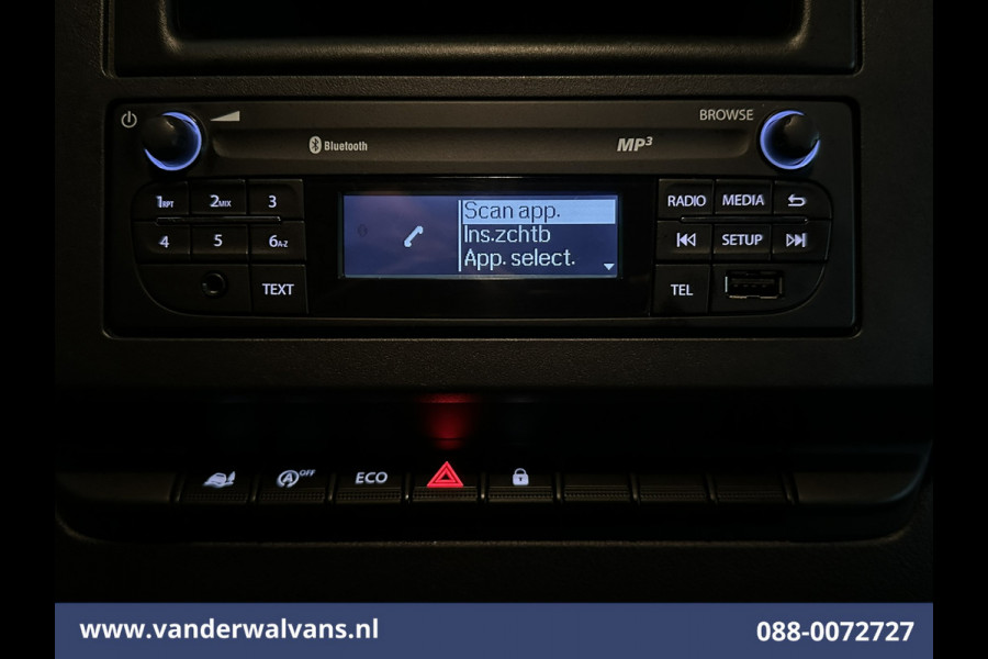 Renault Master 2.3 dCi 146pk Bakwagen 233cm Hoog Laadklep Zijdeur Euro6 Airco | LED | Cruisecontrol Lat om lat betimmering, Bijrijdersbank