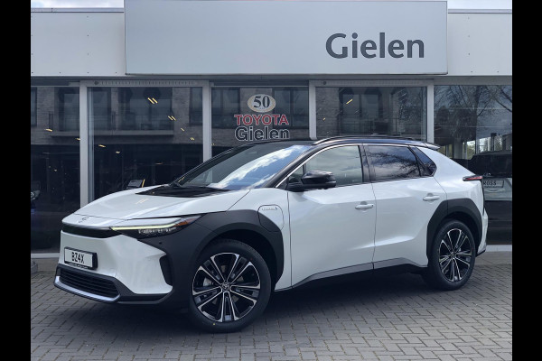 Toyota Bz4x 71,4 kWh 3-Fase Premium Bi-Tone + Panoramisch dak | JBL, Dodehoekherkenning, Leer, Parkeersensoren, Eerste eigenaar