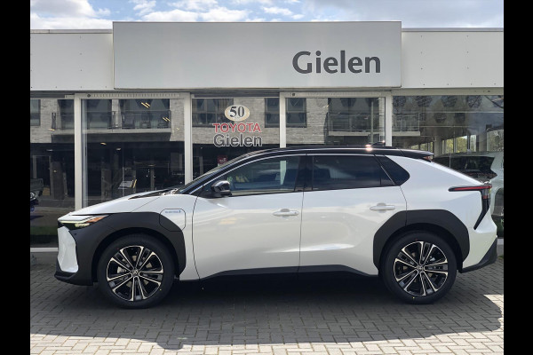 Toyota Bz4x 71,4 kWh 3-Fase Premium Bi-Tone + Panoramisch dak | JBL, Dodehoekherkenning, Leer, Parkeersensoren, Eerste eigenaar