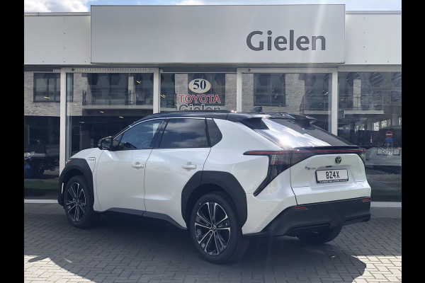 Toyota Bz4x 71,4 kWh 3-Fase Premium Bi-Tone + Panoramisch dak | JBL, Dodehoekherkenning, Leer, Parkeersensoren, Eerste eigenaar