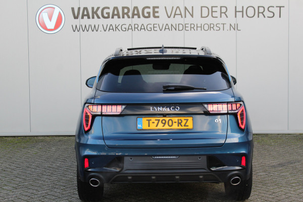 Lynk & Co 01 1.5-180pk. Luxe hybride rijden voor een reëel bedrag ! Trekgewicht 1.800kg ! Autm. airco, navigatie, telefoonvoorb., metallic lak, LM wielen, elektr. panodak, camera 360gr., adaptieve cruise cntrl., LED verlichting, Apple carplay/Android auto etc etc