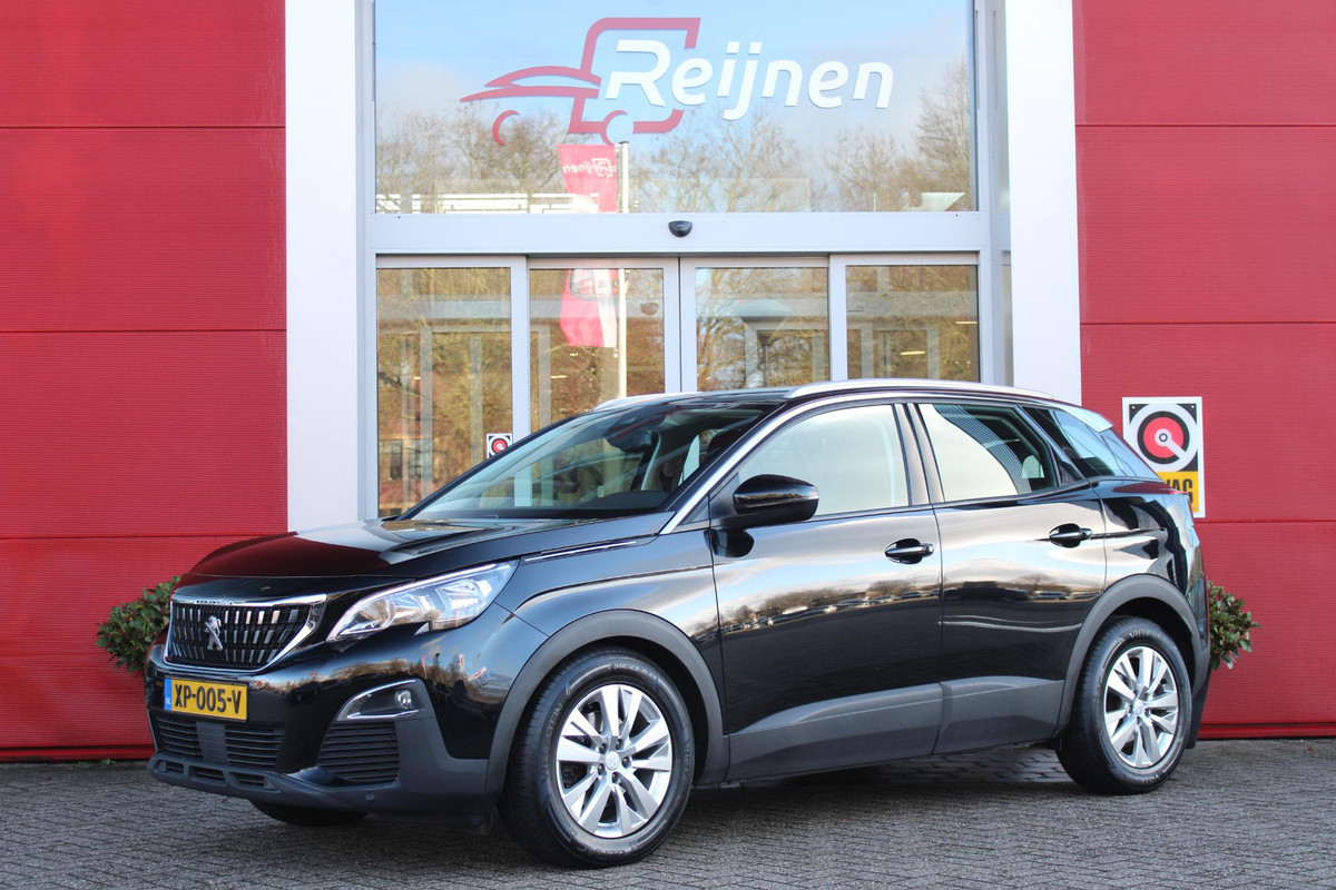 Peugeot 3008 1.2 130PK ACTIVE | AFNEEMBARE TREKHAAK | ACHTERUITRIJ CAMERA | PARKEERSENSOREN VOOR EN ACHTER | CLIMATE CONTROL | NAVIGATIE | APPLE CARPLAY/ANDROID AUTO | DAB+ RADIO | LICHTMETALEN VELGEN | CRUISE CONTROL |
