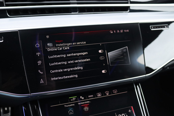 Audi A8 60 TFSI e Quattro S-Line | Luchtvering | ACC | Bang&Olufsen | Massage | Stoelventilatie | HUD | Zonnerollo's | Soft-Close | Hulppakket Tour + Plus | Voorklimatisering | Matrix-LED | Contourstoelen voor |