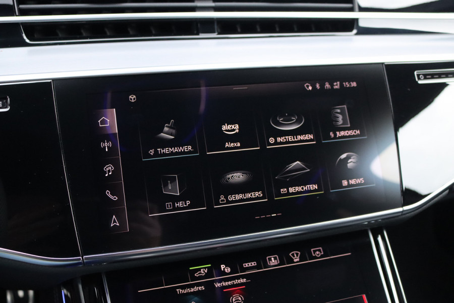 Audi A8 60 TFSI e Quattro S-Line | Luchtvering | ACC | Bang&Olufsen | Massage | Stoelventilatie | HUD | Zonnerollo's | Soft-Close | Hulppakket Tour + Plus | Voorklimatisering | Matrix-LED | Contourstoelen voor |