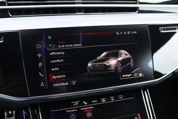 Audi A8 60 TFSI e Quattro S-Line | Luchtvering | ACC | Bang&Olufsen | Massage | Stoelventilatie | HUD | Zonnerollo's | Soft-Close | Hulppakket Tour + Plus | Voorklimatisering | Matrix-LED | Contourstoelen voor |