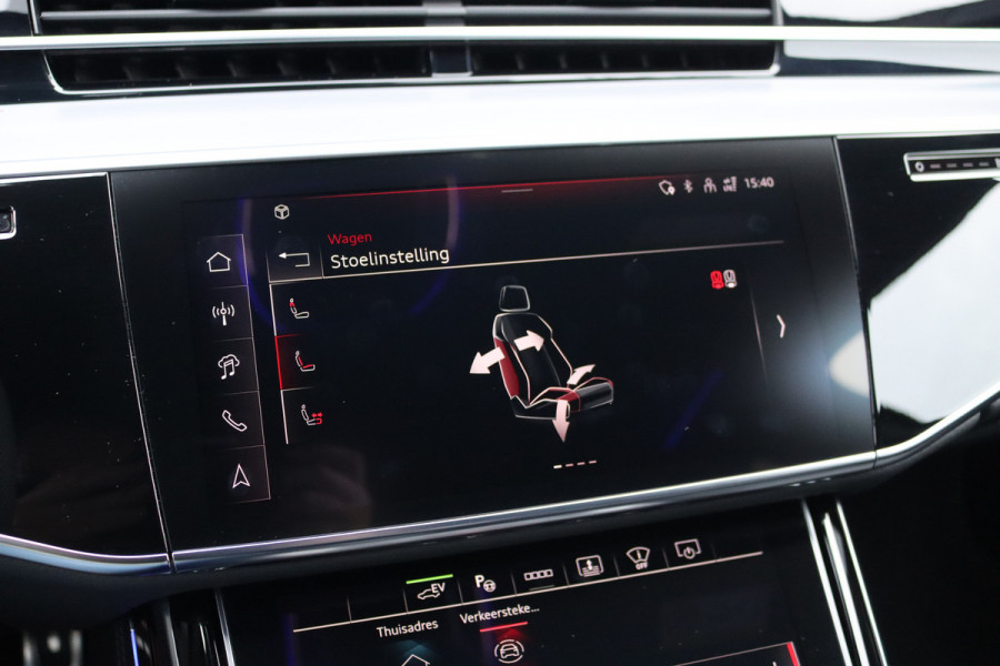 Audi A8 60 TFSI e Quattro S-Line | Luchtvering | ACC | Bang&Olufsen | Massage | Stoelventilatie | HUD | Zonnerollo's | Soft-Close | Hulppakket Tour + Plus | Voorklimatisering | Matrix-LED | Contourstoelen voor |