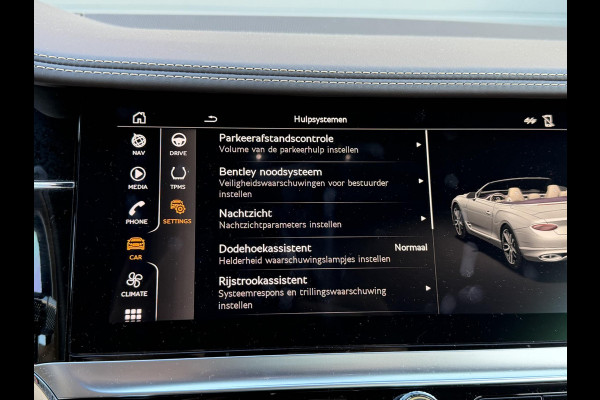 Bentley Continental GTC 6.0 W12 | 360* Camera | Massage | Head-Up | Nightvision | Stoelverwarming/Koeling | Adaptive Cruise Control | DAB |