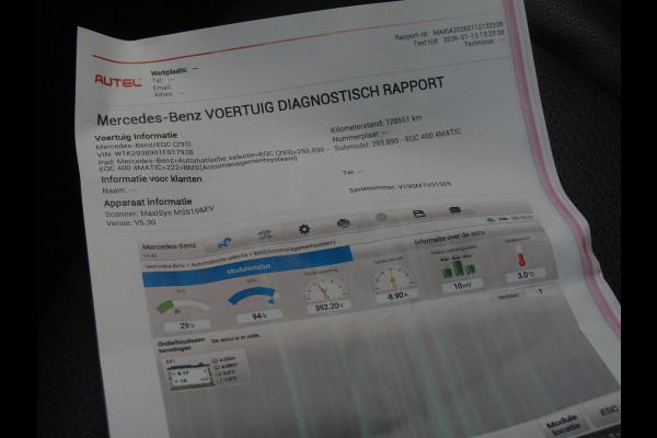 Mercedes-Benz EQC 400 4MATIC Business Solution Luxury 80 kWh | Head-Up Display | Burmester Audio | 360 Camera | Schuifdak | Trekhaak |