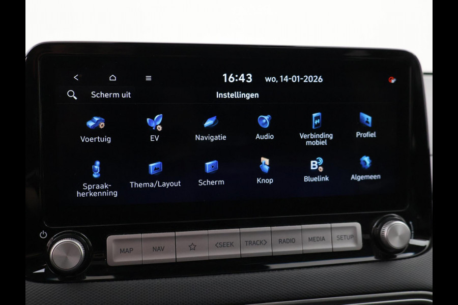 Hyundai Kona EV PREMIUM SKY 64 KWH + SCHUIFDAK | LEDER | STOELVENTILATIE | STUURVERW. | STOELVERW.