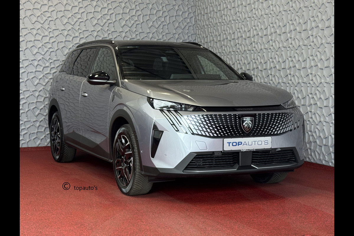 Peugeot 5008 1.2 HYBRID 145 GT ✅NIEUWE AUTO✅ 7PERS OPENDAK STOEL/STUUR VERW. ELEK.KLEP LED 7P 7 Persoons