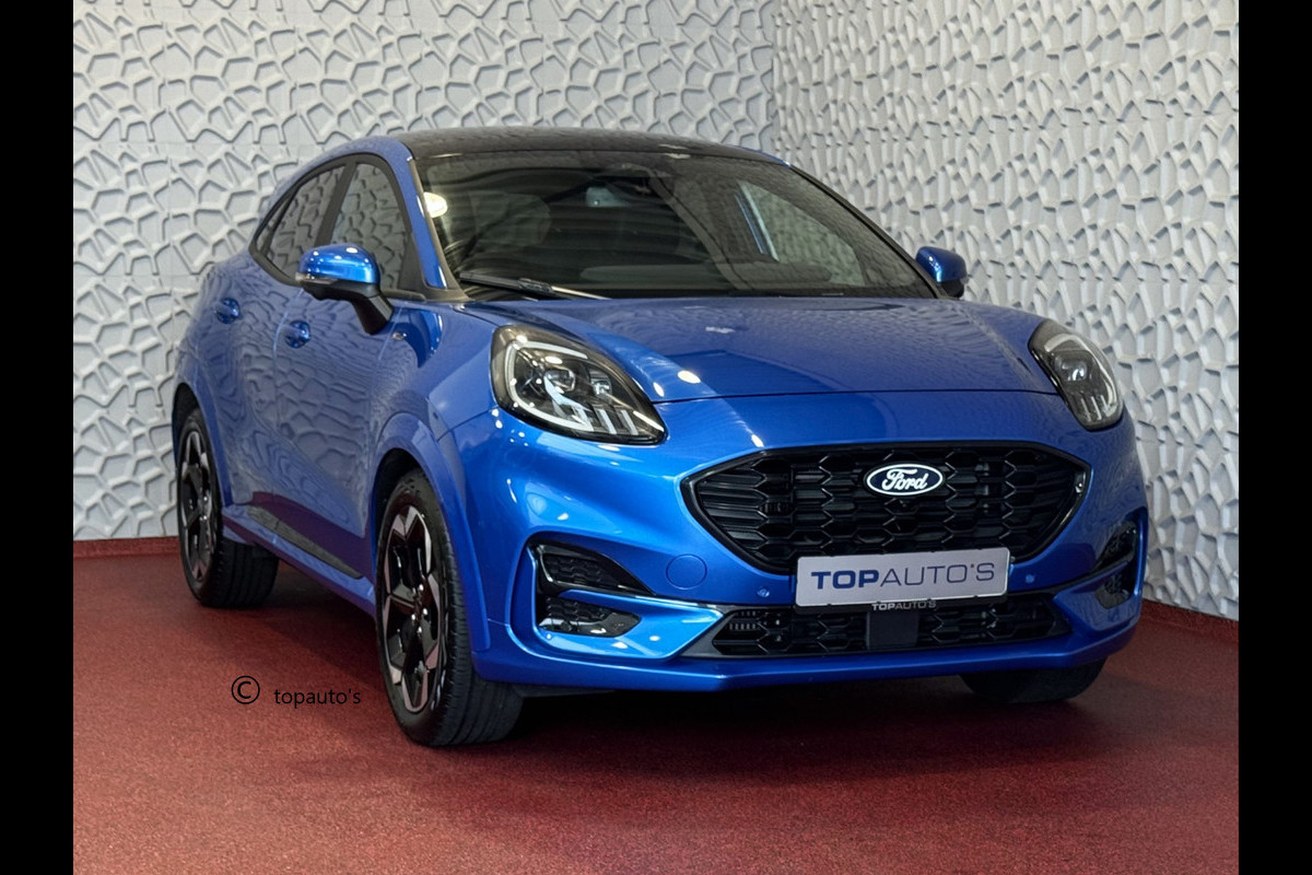 Ford Puma ST-LINE X 155 PK SCHUIFDAK B&O ELEK.KLEP STOEL/STUUR/RUIT.VERW LED 360.CAM ADAP.CRUISE TREKHAAK 12/2024 PANORAMA