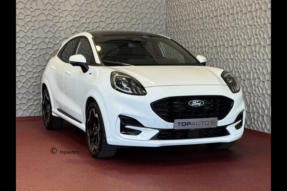 Ford Puma ST-LINE X 155PK AFN.TREKHAAK B&O ELEK.KLEP STOEL/STUUR/RUIT. SCHUIFDAK VERW LED 360.CAM ADAP.CRUISE 12/2024 PANORAMA