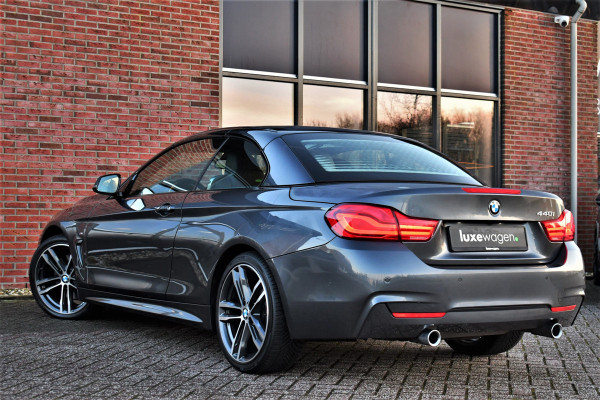 BMW 4 Serie Cabrio 440i M-Sport H/K Carplay HUD El-zetels 19inch NL-auto