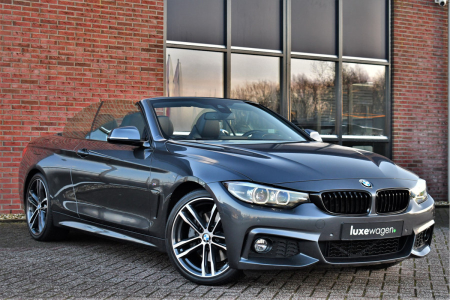 BMW 4 Serie Cabrio 440i M-Sport H/K Carplay HUD El-zetels 19inch NL-auto