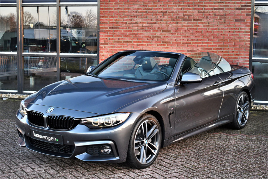 BMW 4 Serie Cabrio 440i M-Sport H/K Carplay HUD El-zetels 19inch NL-auto