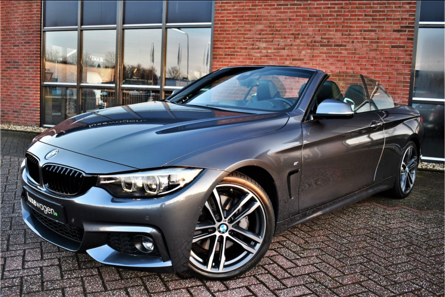 BMW 4 Serie Cabrio 440i M-Sport H/K Carplay HUD El-zetels 19inch NL-auto