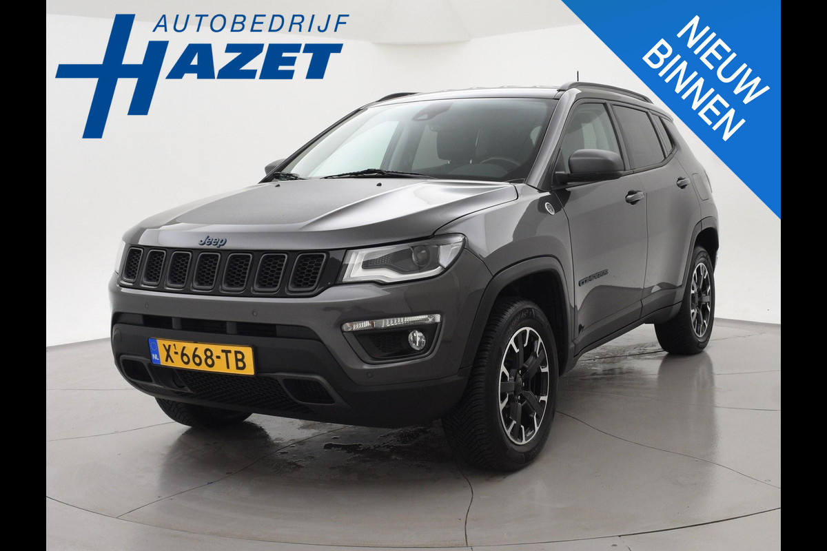 Jeep Compass 4xe 240 PK PLUG-IN HYBRID 4X4 TRAILHAWK + TREKHAAK | VOL LEDER | ALPINE | CARPLAY | DAB | STOEL/STUURWIELVERW.