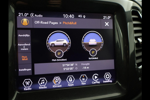 Jeep Compass 4xe 240 PK PLUG-IN HYBRID 4X4 TRAILHAWK + TREKHAAK | VOL LEDER | ALPINE | CARPLAY | DAB | STOEL/STUURWIELVERW.