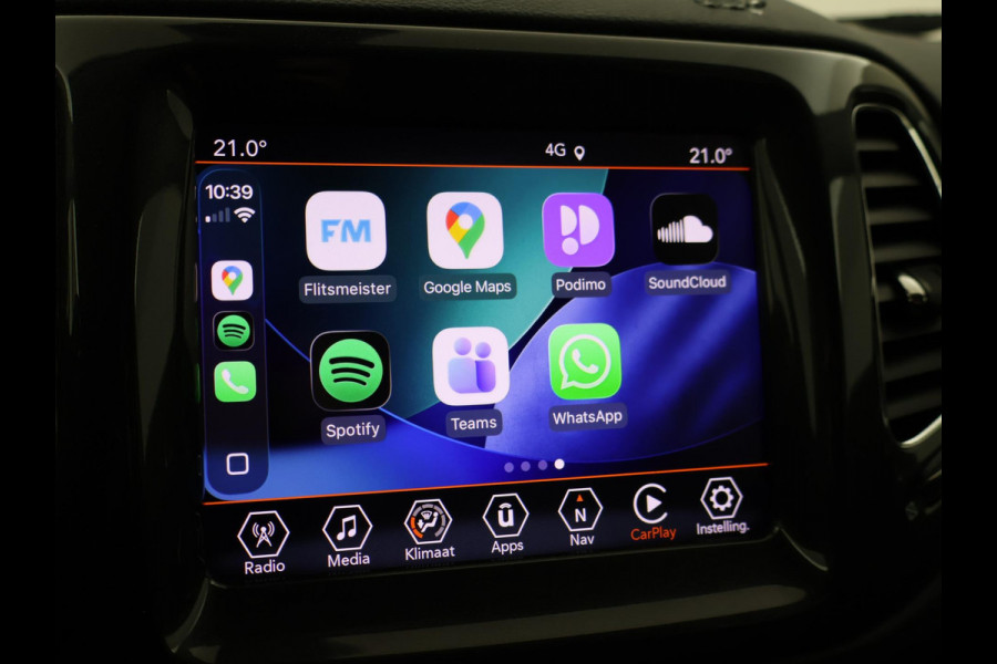 Jeep Compass 4xe 240 PK PLUG-IN HYBRID 4X4 TRAILHAWK + TREKHAAK | VOL LEDER | ALPINE | CARPLAY | DAB | STOEL/STUURWIELVERW.
