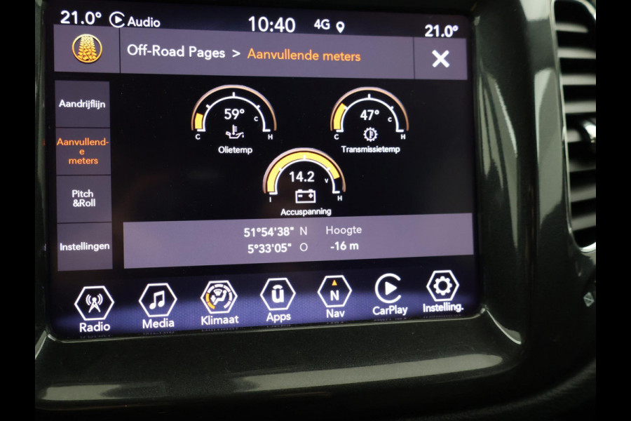 Jeep Compass 4xe 240 PK PLUG-IN HYBRID 4X4 TRAILHAWK + TREKHAAK | VOL LEDER | ALPINE | CARPLAY | DAB | STOEL/STUURWIELVERW.