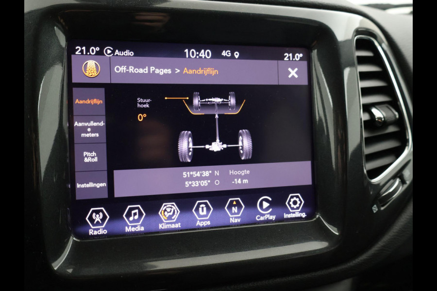 Jeep Compass 4xe 240 PK PLUG-IN HYBRID 4X4 TRAILHAWK + TREKHAAK | VOL LEDER | ALPINE | CARPLAY | DAB | STOEL/STUURWIELVERW.