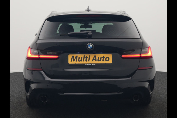 BMW 3 Serie Touring 330e M Sport Plug In Hybrid 293pk Dealer O.H. PHEV | Trekhaak Af Fabriek | Panodak | Head Up | Adaptive Cruise | 360 Camera | Laser LED | Lederen Sportstoelen Memory & Verwarmd | Apple Carplay | Sfeerverlichting | 19"L.M |