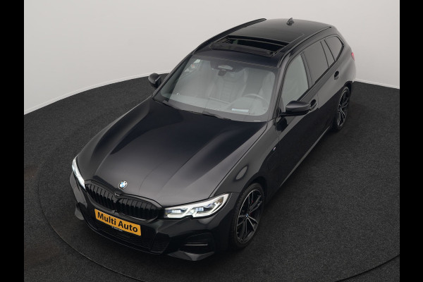BMW 3 Serie Touring 330e M Sport Plug In Hybrid 293pk Dealer O.H. PHEV | Trekhaak Af Fabriek | Panodak | Head Up | Adaptive Cruise | 360 Camera | Laser LED | Lederen Sportstoelen Memory & Verwarmd | Apple Carplay | Sfeerverlichting | 19"L.M |