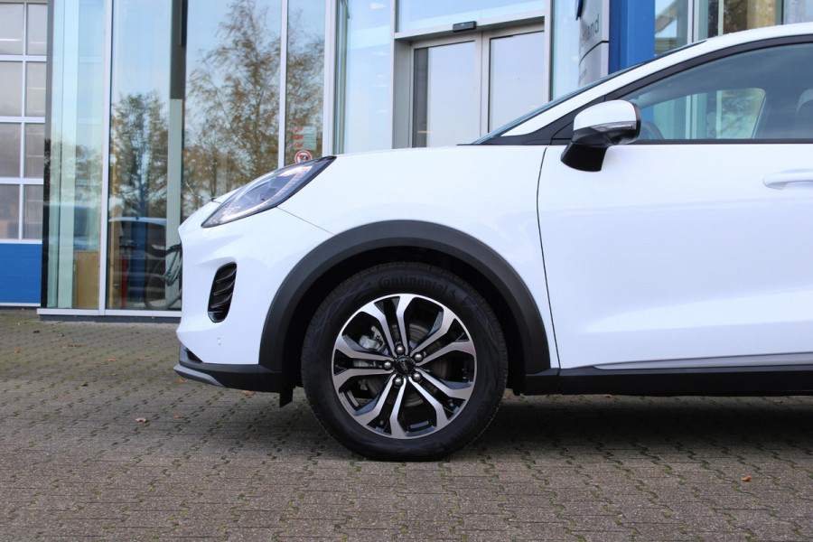 Ford Puma 1.0 EcoBoost Hybrid Titanium 125pk | NIEUWE MODEL! | Driver Assistance Pack | Matrix LED koplampen | Winterpack | Reservewiel | Comfort Pack
