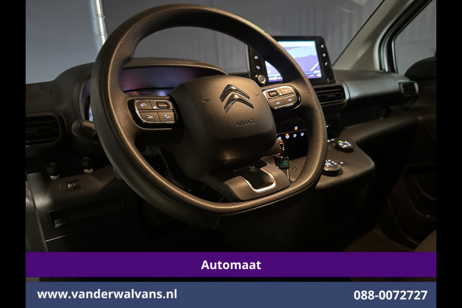 Citroën Berlingo 1.2 PureTech 131pk Automaat L1H1 Inrichting Euro6 Airco | 3-Zits | Camera | Navigatie | Apple Carplay Android Auto, Cruisecontrol, Parkeersensoren, Bijrijdersbank