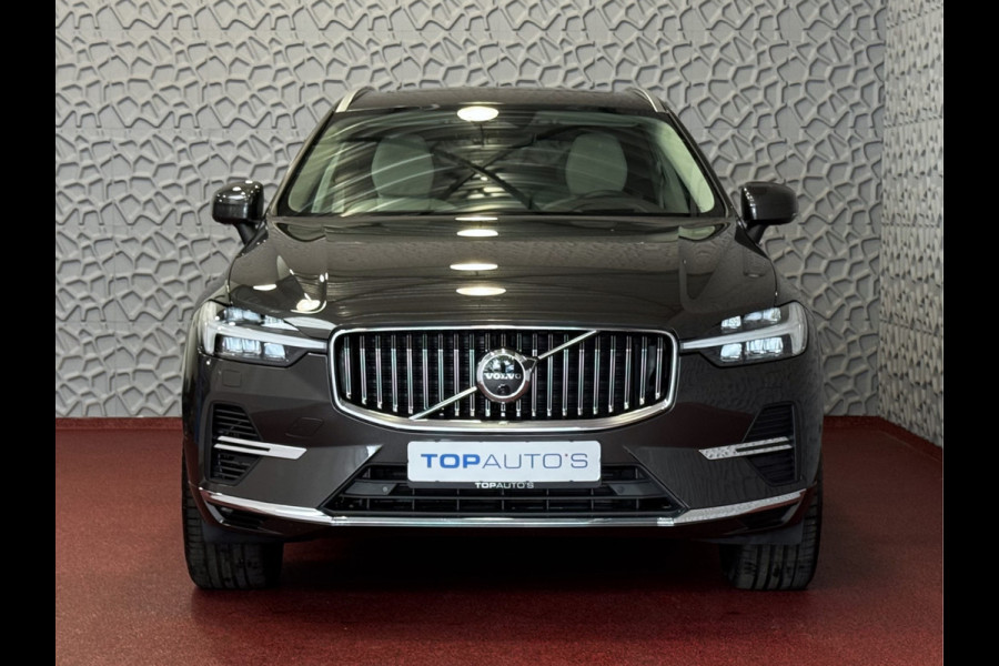 Volvo XC60 2.0 T6 350 PK CREME.LEER PHEV SCHUIFDAK AWD ULTRA BRIGHT LONG RANGE PANO HARMAN/KARDON HEADUP ELEK.KLEP phev . panorama pano