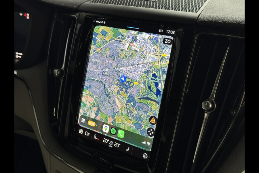 Volvo XC60 2.0 T6 350 PK CREME.LEER PHEV SCHUIFDAK AWD ULTRA BRIGHT LONG RANGE PANO HARMAN/KARDON HEADUP ELEK.KLEP phev . panorama pano