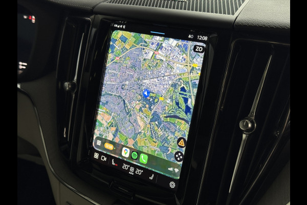 Volvo XC60 2.0 T6 350 PK CREME.LEER PHEV SCHUIFDAK AWD ULTRA BRIGHT LONG RANGE PANO HARMAN/KARDON HEADUP ELEK.KLEP phev . panorama pano