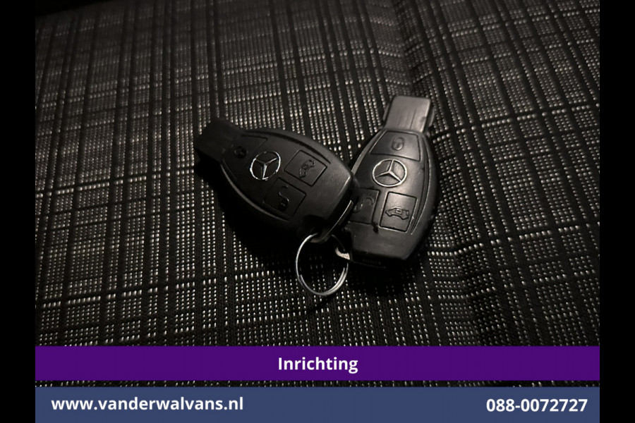 Mercedes-Benz Vito 114 CDI 136pk L2H1 Inrichting Euro6 Airco | Camera | LM velgen | Cruisecontrol | Trekhaak | Stoelverwarming Dakdragers, Parkeersensoren, Bijrijdersbank, Achterklep