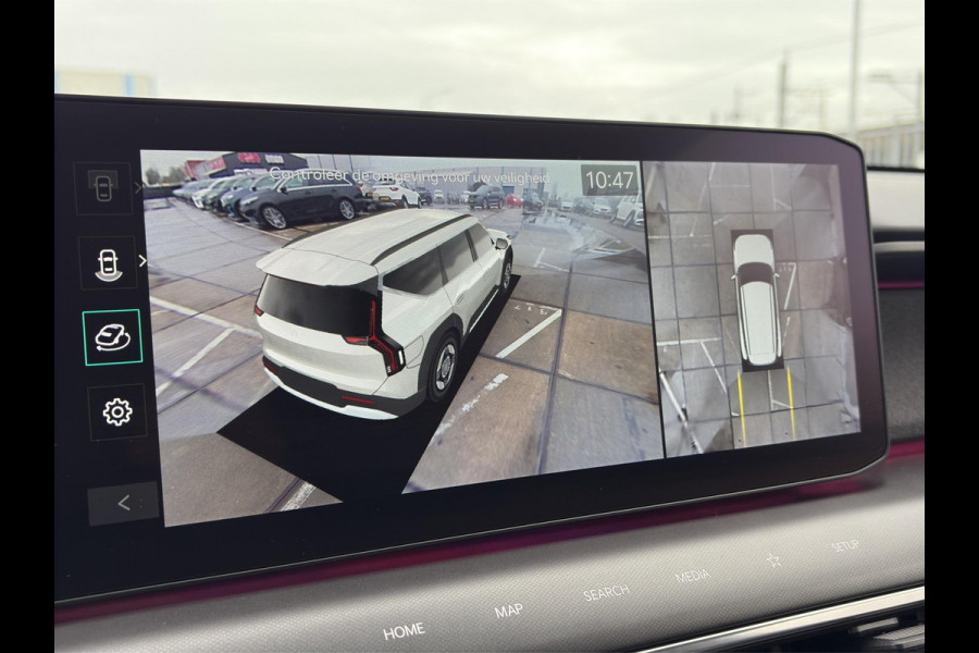 Kia EV9 Plus AWD 99.8 kWh Navigatie | 360-camera | Apple Carplay / Android Auto | Heads-up | Meridian Soundsystem | Stoelverkoeling & Verwarming |