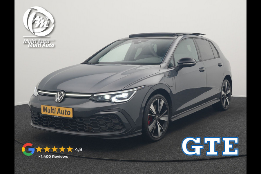 Volkswagen Golf 1.4 eHybrid GTE Plug In Hybrid 245pk Dealer O.H PHEV | Trekhaak Af Fabriek | Panodak | Adaptive Cruise | IQ Light | Camera | Sportstoelen & Stuur Verwarmd | Keyless | Blis | Navigatie | Virtual | DAB |