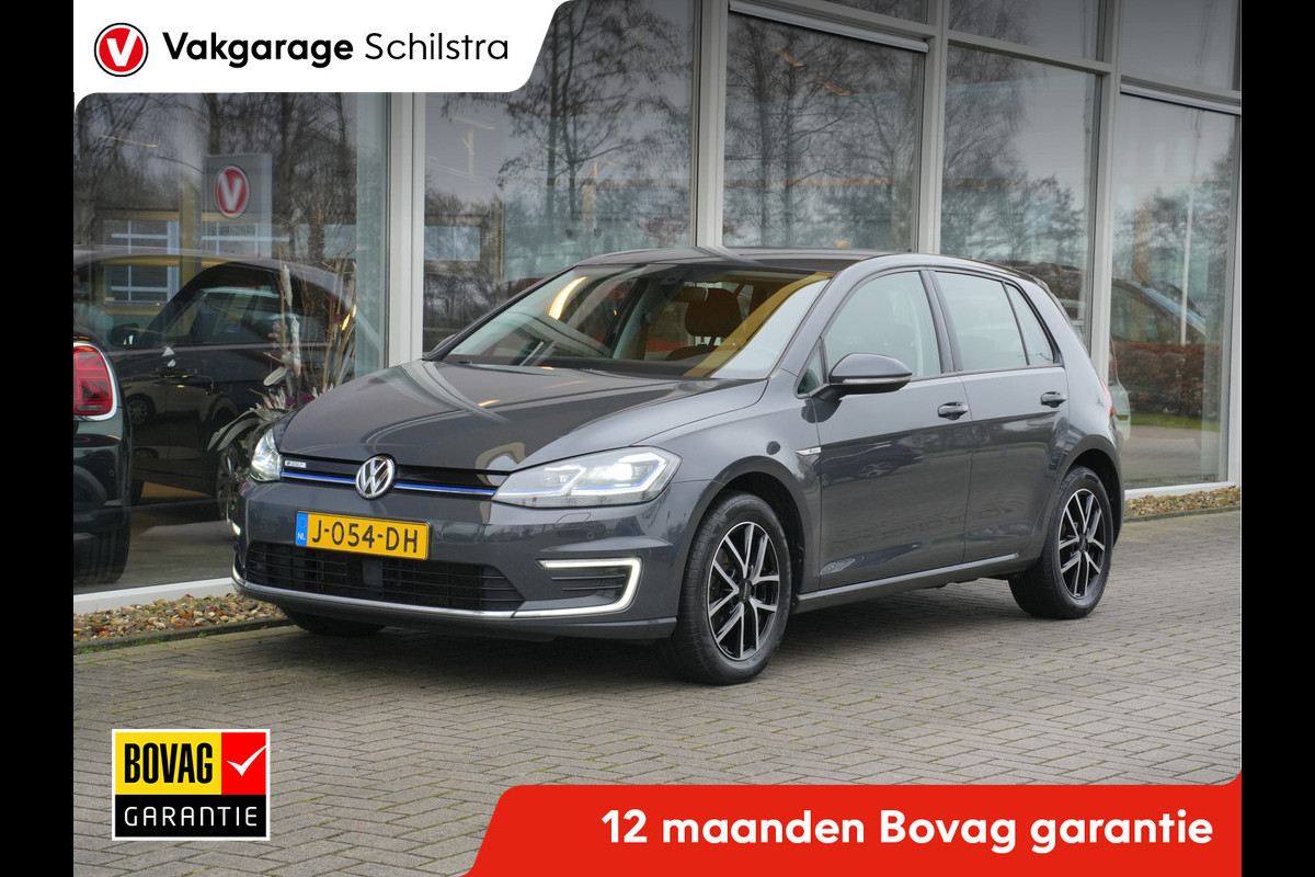 Volkswagen e-Golf E-DITION | Navigatie | Climate Control | ACC | Stoelverwarming| SOH 89%