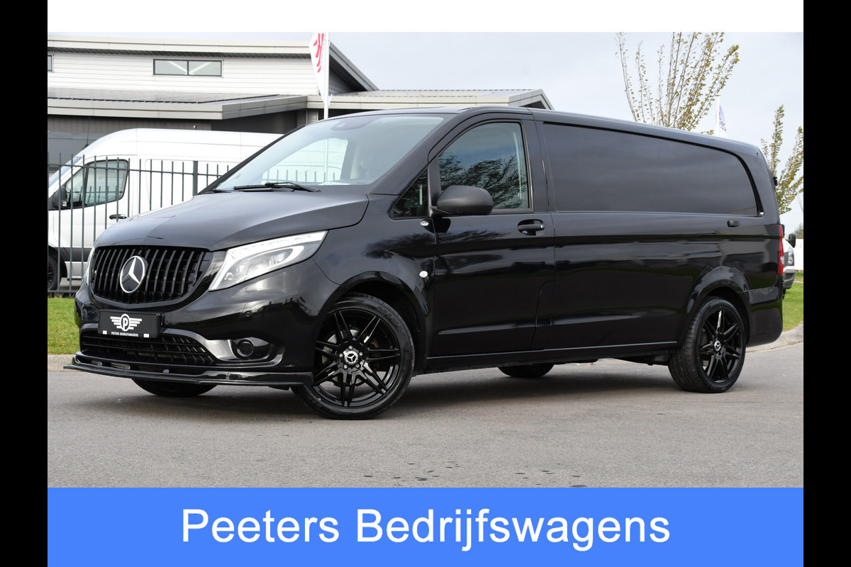 Mercedes-Benz Vito 116 CDI L2 Black Edition Camera, Cruise, Carplay, 164PK, LED, Trekhaak, Stoelverwarming, multimedia, Uniek!