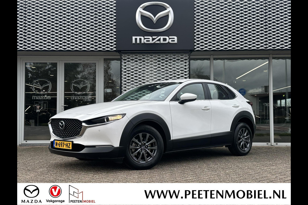 Mazda CX-30 2.0 e-SkyActiv-G M Hybrid Comfort | PARKEER SENSOREN VOOR EN ACHTER | ACHTERUITRIJ CAMERA | HEADUP DISPLAY |