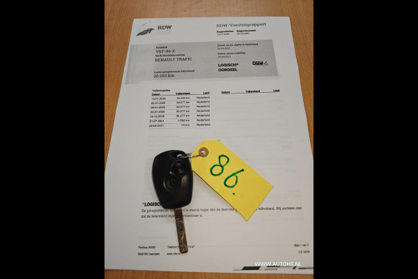 Renault Trafic 2.0 dCi 145 T29 Hoog model , Euro 6 , 1e Eig. Super KM , apk jan. 2027
