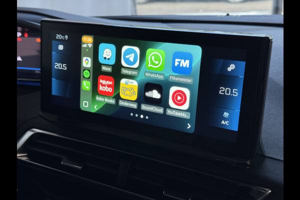 Peugeot 5008 1.2 130PK ALLURE PACK 7PERS NAVI CAMERA ZWARTE HEMEL LED LMV 7P 7 Persoons