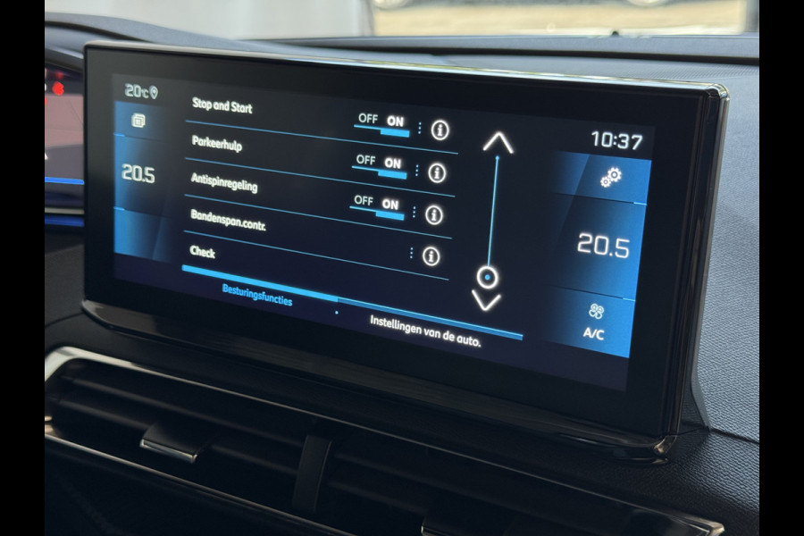 Peugeot 5008 1.2 130PK ALLURE PACK 7PERS NAVI CAMERA ZWARTE HEMEL LED LMV 7P 7 Persoons