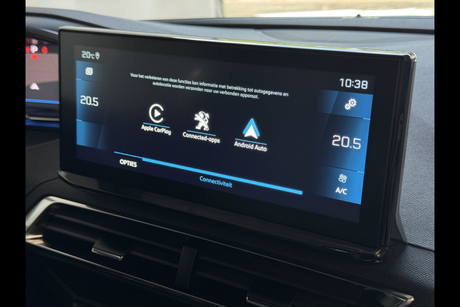 Peugeot 5008 1.2 130PK ALLURE PACK 7PERS NAVI CAMERA ZWARTE HEMEL LED LMV 7P 7 Persoons