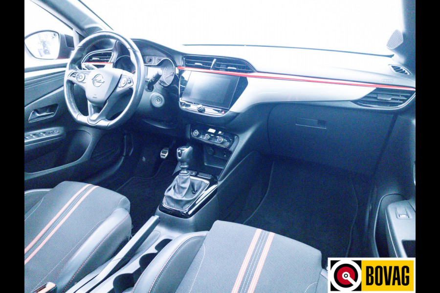 Opel Corsa 1.2 GS Line | Panoramadak | Stoel- & Stuurverwarming | Climate-control | Navigatie, Apple carplay, Android auto, Led, All season banden